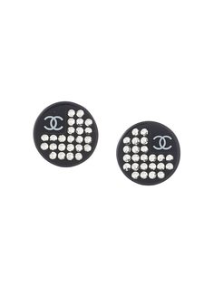 Chanel Pre-Owned серьги 2005-го года с логотипом CC