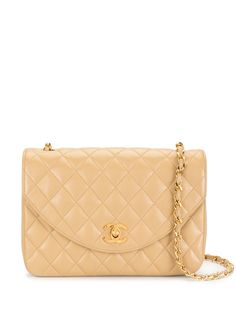 Chanel Pre-Owned стеганая сумка на плечо 1985-1993-х годов