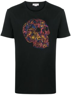 Alexander McQueen футболка с принтом London Skull