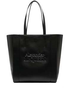 Alexander McQueen сумка-тоут с тисненым логотипом