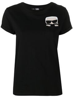 Karl Lagerfeld футболка Ikonik с карманом