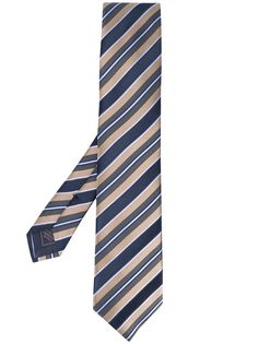 Brioni галстук в диагональную полоску