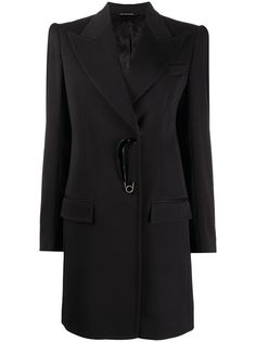 Givenchy пальто с декором в форме булавки