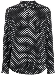 Comme Des Garçons Comme Des Garçons рубашка в горох с длинными рукавами