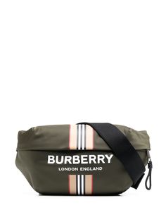 Burberry поясная сумка с логотипом