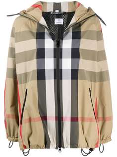 Burberry куртка на молнии с капюшоном