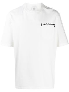 Lacoste футболка с карманом и логотипом