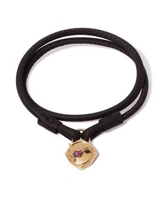 Annoushka браслет Lovelock с подвеской из желтого золота с сапфиром
