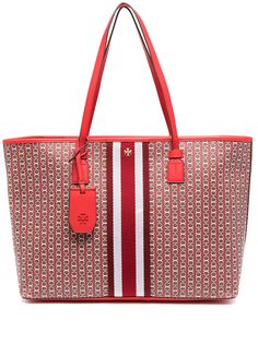 Tory Burch сумка-тоут с контрастными полосками
