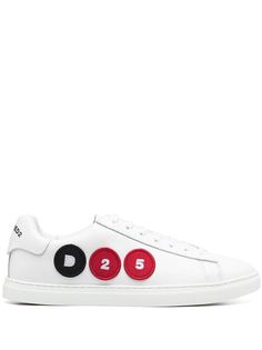 Dsquared2 кеды с нашивкой-логотипом