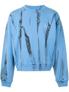 Off-White толстовка со светоотражающим логотипом Arrows и принтом тай-дай