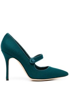 Manolo Blahnik туфли Camparinew с заостренным носком
