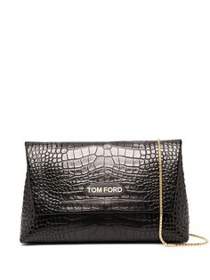 Tom Ford клатч с тиснением под крокодила