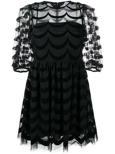 RedValentino платье с прозрачной вставкой