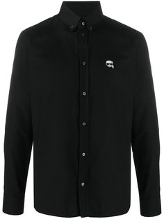 Karl Lagerfeld рубашка оксфорд Ikonik