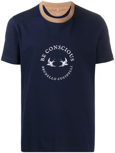 Brunello Cucinelli футболка Be Conscious с короткими рукавами