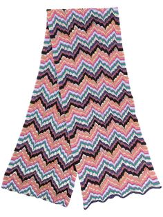 M Missoni шарф с узором зигзаг