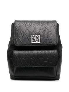 Armani Exchange рюкзак из искусственной кожи с тисненым логотипом
