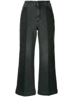 Stella McCartney укороченные джинсы клеш
