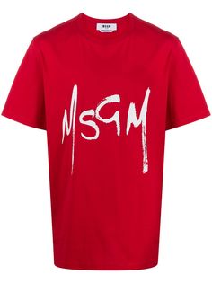 MSGM футболка с логотипом