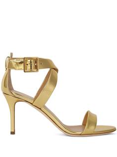 Giuseppe Zanotti босоножки на высоком каблуке с эффектом металлик