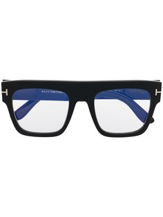 Tom Ford Eyewear очки в квадратной оправе с прозрачными линзами