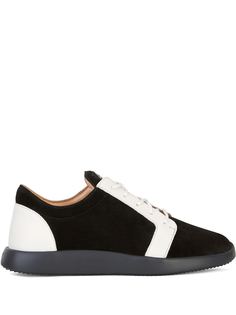 Giuseppe Zanotti кроссовки с контрастной отделкой