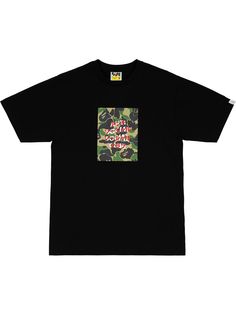 A BATHING APE® футболка с камуфляжным принтом из коллаборации с Anti Social Social Club