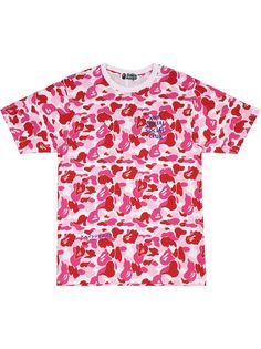 A BATHING APE® футболка с камуфляжным принтом из коллаборации с Anti Social Social Club