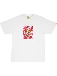 A BATHING APE® футболка с камуфляжным принтом из коллаборации с Anti Social Social Club