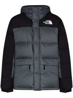 The North Face пуховик с капюшоном и вставками