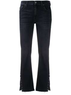 7 For All Mankind расклешенные джинсы средней посадки