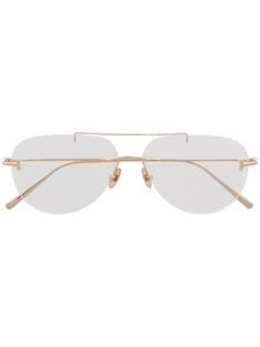 Tom Ford Eyewear очки-авиаторы FT5679 в безободковой оправе
