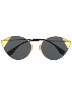 Fendi Eyewear солнцезащитные очки с логотипом FF