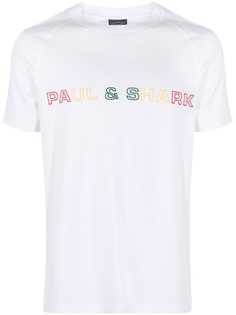 Paul & Shark футболка с круглым вырезом и вышитым логотипом