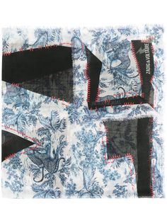 Zadig&Voltaire платок с анималистичным принтом