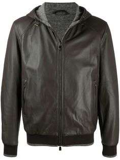 Corneliani куртка на молнии с капюшоном