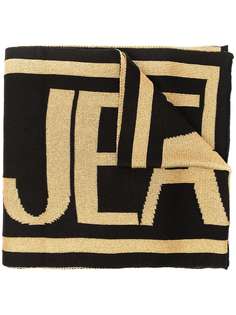 Versace Jeans Couture шарф с логотипом вязки интарсия