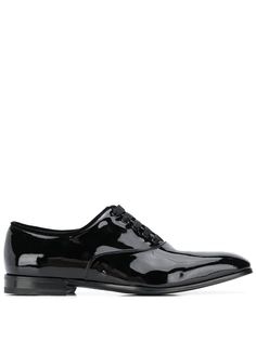 Salvatore Ferragamo лакированные туфли на шнуровке