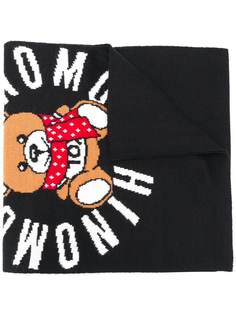 Moschino шарф с принтом Teddy Bear