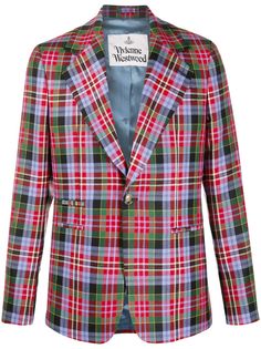 Vivienne Westwood пиджак в клетку тартан