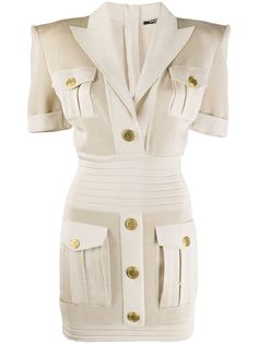Balmain платье с карманами