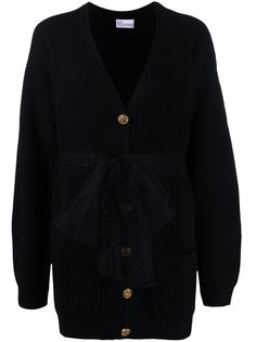 RedValentino платье-кардиган с бантом