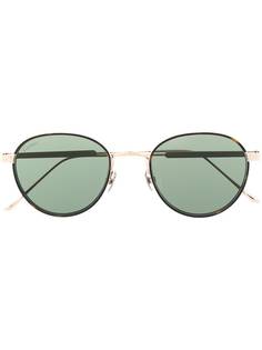 Cartier Eyewear затемненные солнцезащитные очки в круглой оправе