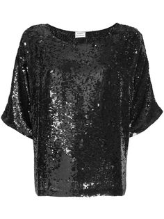 P.A.R.O.S.H. футболка оверсайз с пайетками