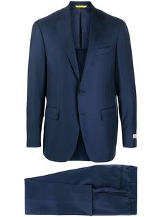 Canali костюм-двойка строгого кроя