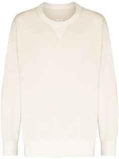 visvim crew neck cotton sweatshirt