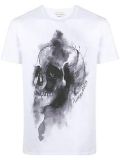 Alexander McQueen футболка с принтом Skull