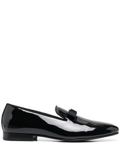 Roberto Cavalli logo plaque loafers