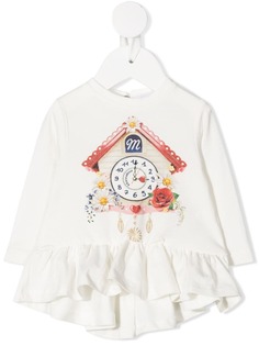 Monnalisa блузка с принтом